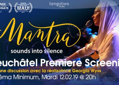 Mantra sounds into Silence – Neuchâtel premiere screening
