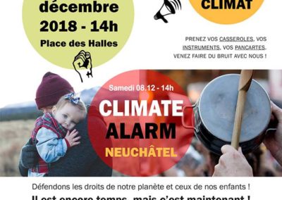 Climate alarm Neuchâtel