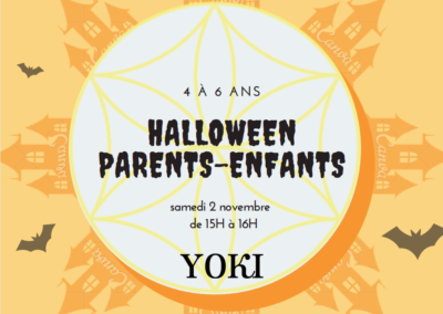 Atelier Halloween – parents-enfants de 4 à 6 ans – samedi 2 novembre 2019