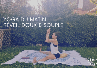 Yoga Hatha Doux Matin – 25 min | Ishios, Adducteurs & Colonne