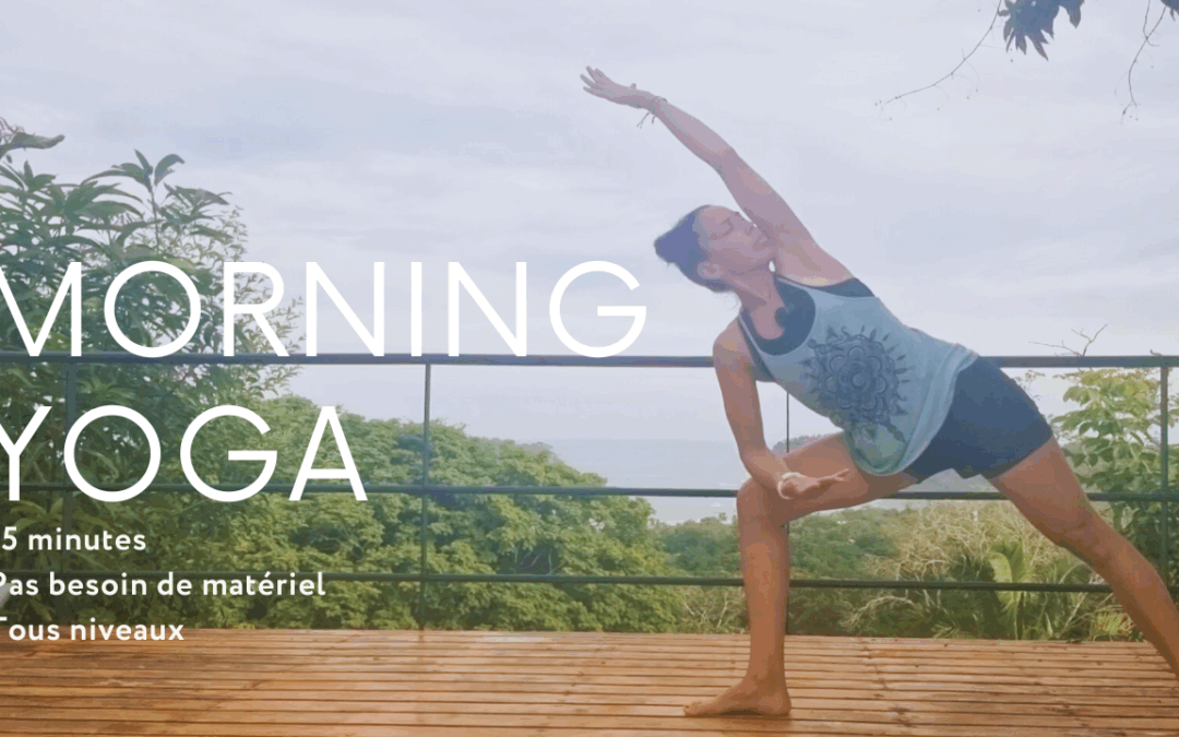 Yoga doux du matin – 15 min | pour s’ancrer, respirer et se recentrer