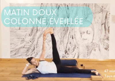 Yoga Hatha Doux Matin – 45 min | Adducteurs, Ishios & Colonne